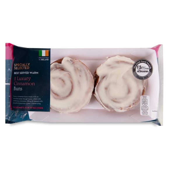 Luxury Cinnamon Buns 220g 2 Pack Specially Selected